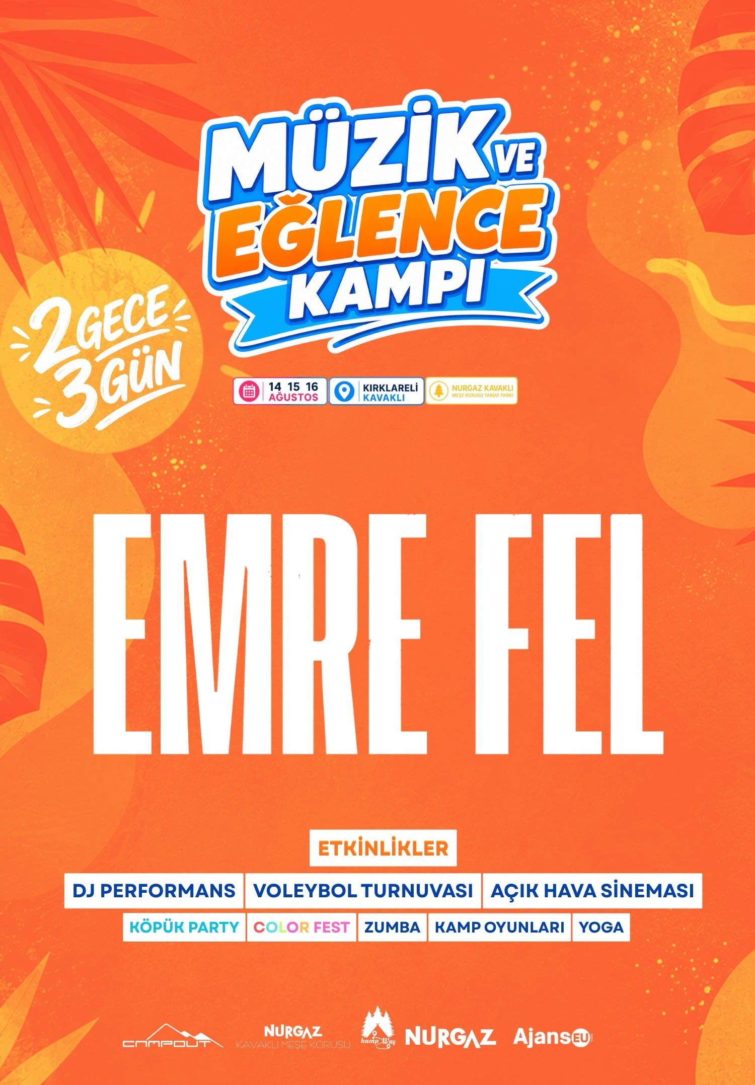  Müzik ve Eğlence Kampı Kampway X Nurgaz