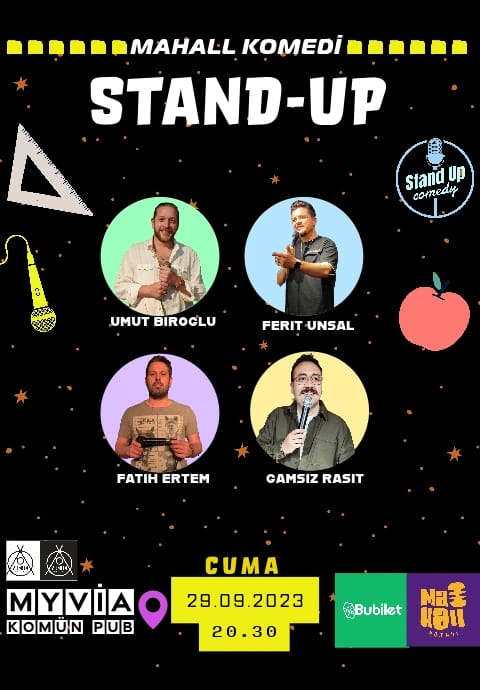 Myvia Komün İzmir Stand Up Gecesi