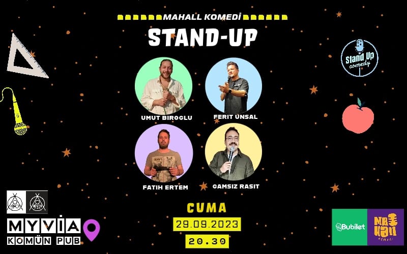 Myvia Komün İzmir Stand Up Gecesi