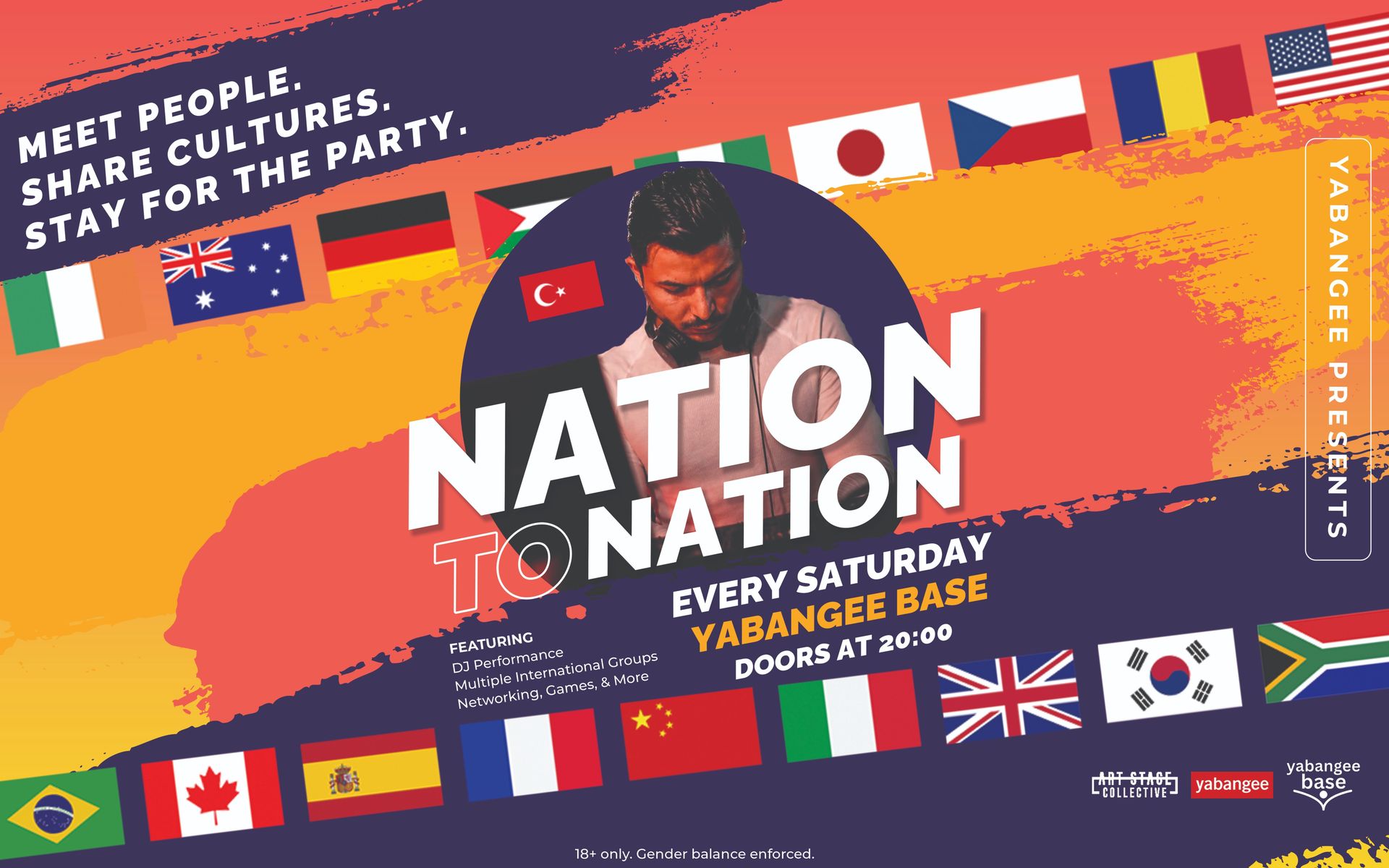 Nation to Nation: An International Meetup Event