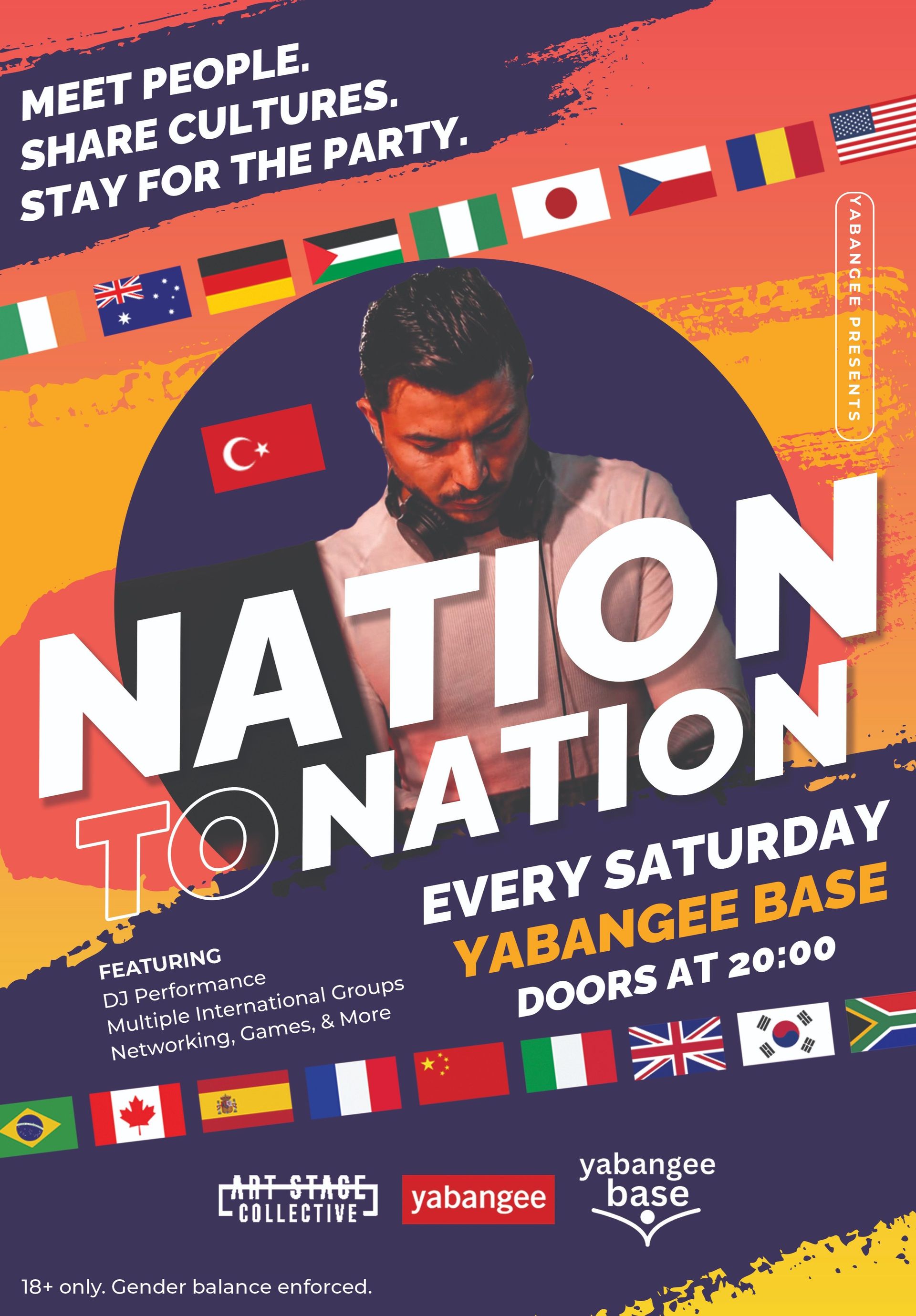 Nation to Nation: An International Meetup Event