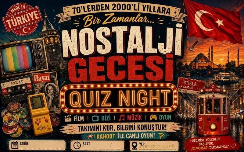 Nostalji Gecesi 70s-80s-90s Quiz Nıght