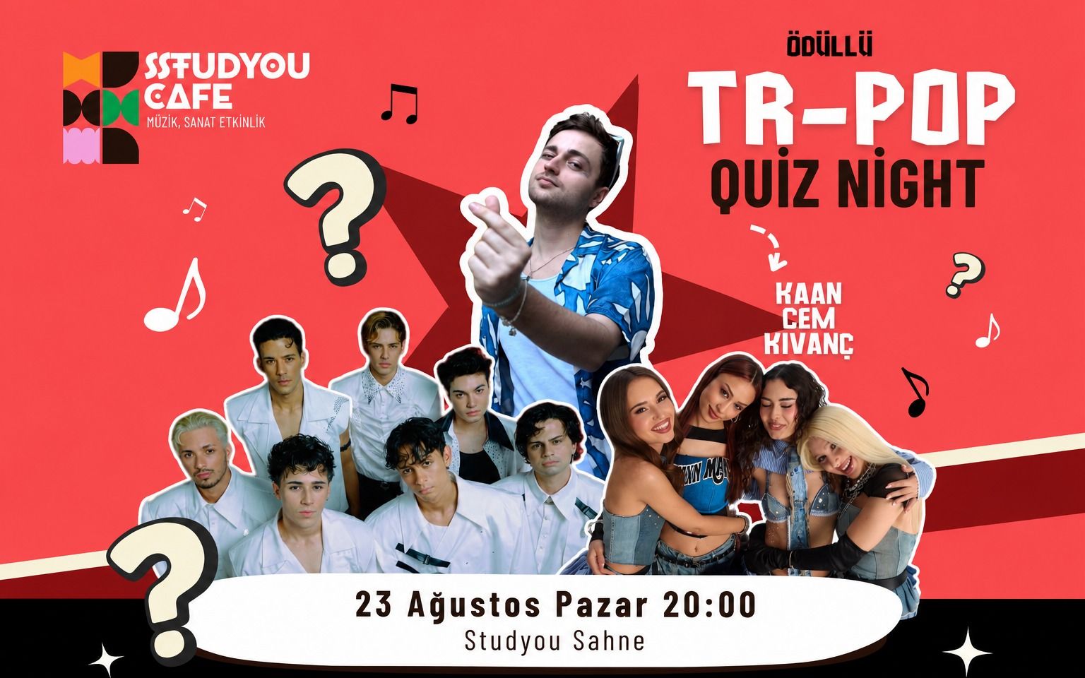 Ödüllü Tr-Pop Quiz Night