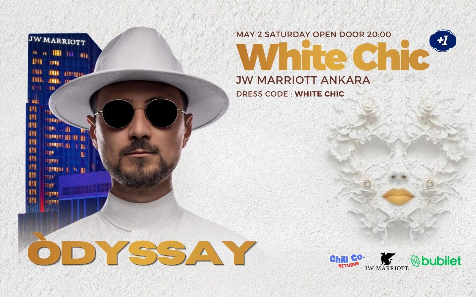 Odyssay: White Chic | JW Marriott Ankara Pool Garden