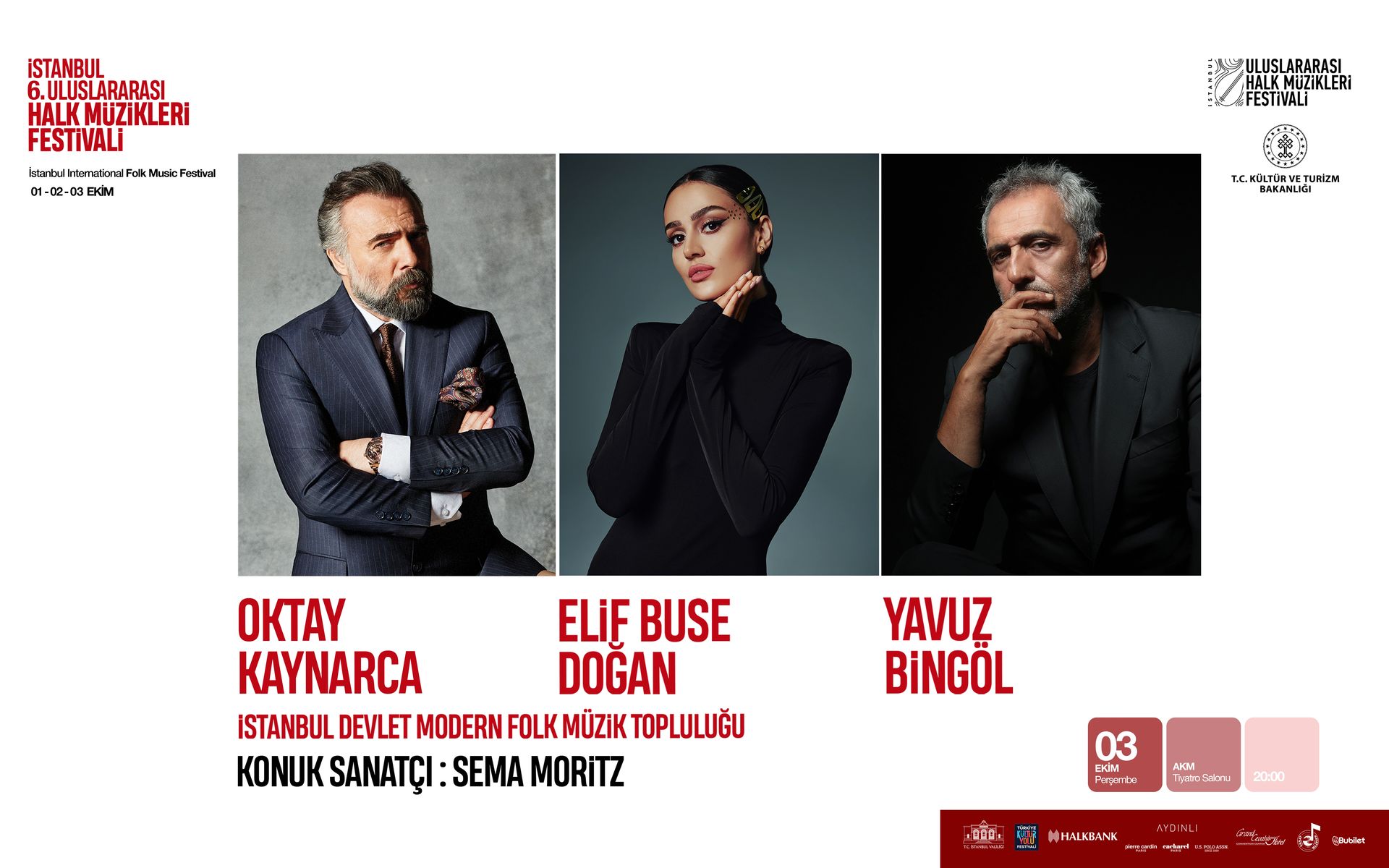 Oktay Kaynarca, Elif Buse Doğan ve Yavuz Bingöl Konseri