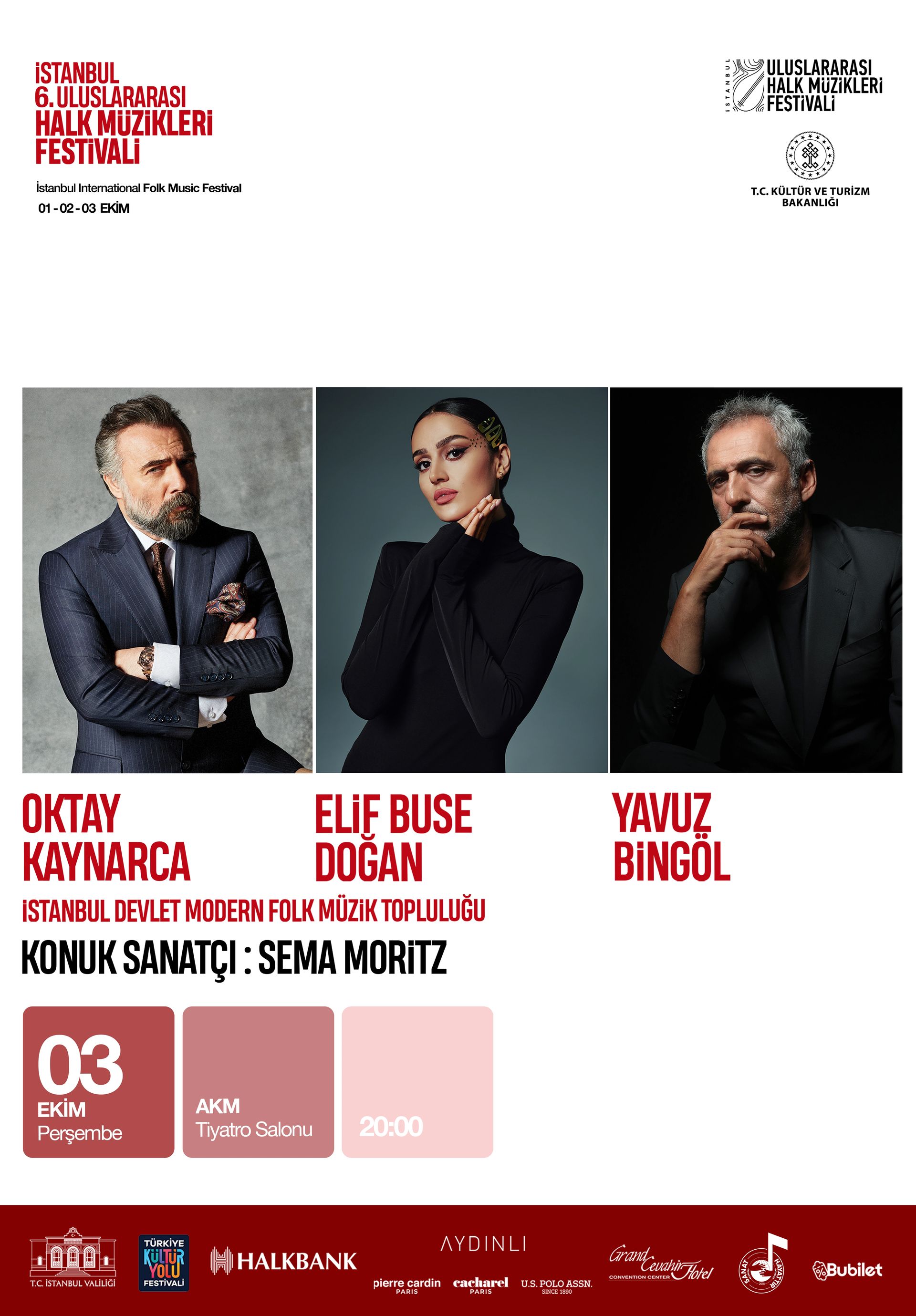 Oktay Kaynarca, Elif Buse Doğan ve Yavuz Bingöl Konseri