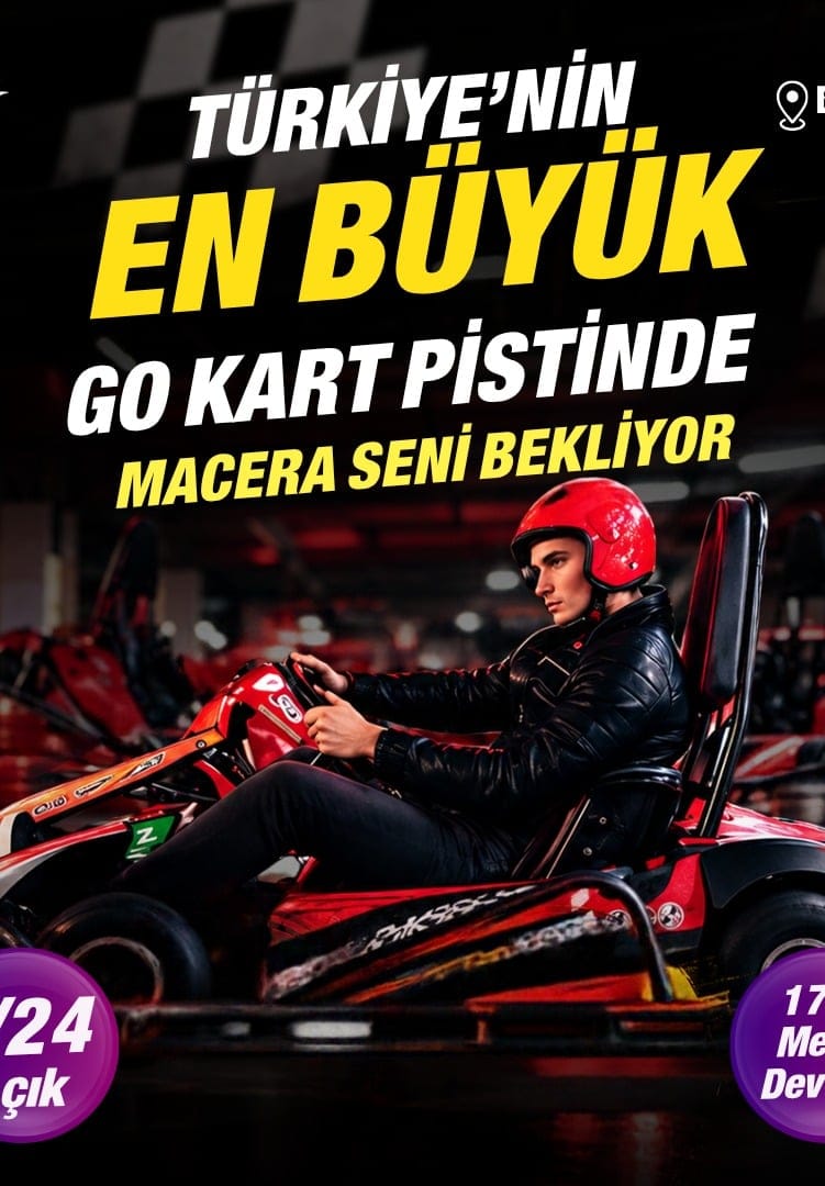 Olimpik Go Kart’ta Eğlence Biletleri