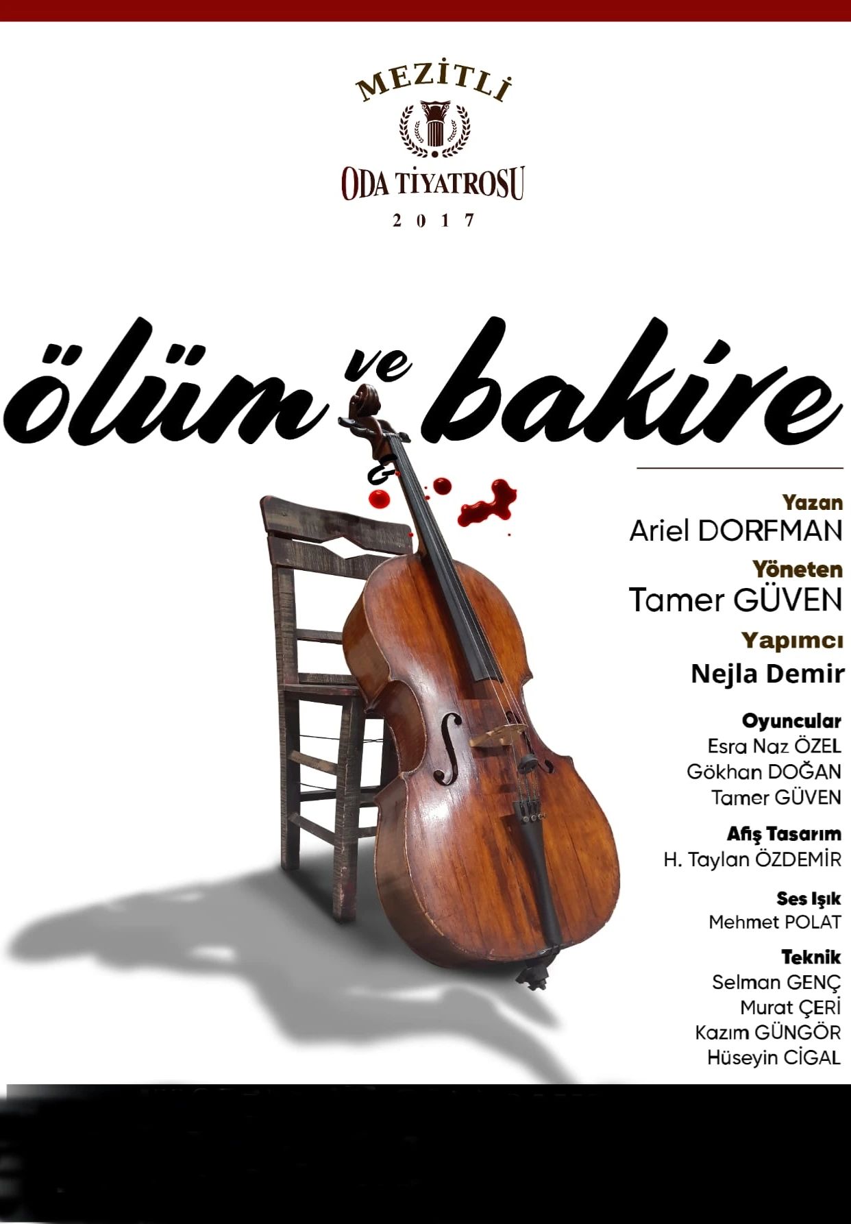 Ölüm ve Bakire Tiyatro Oyunu
