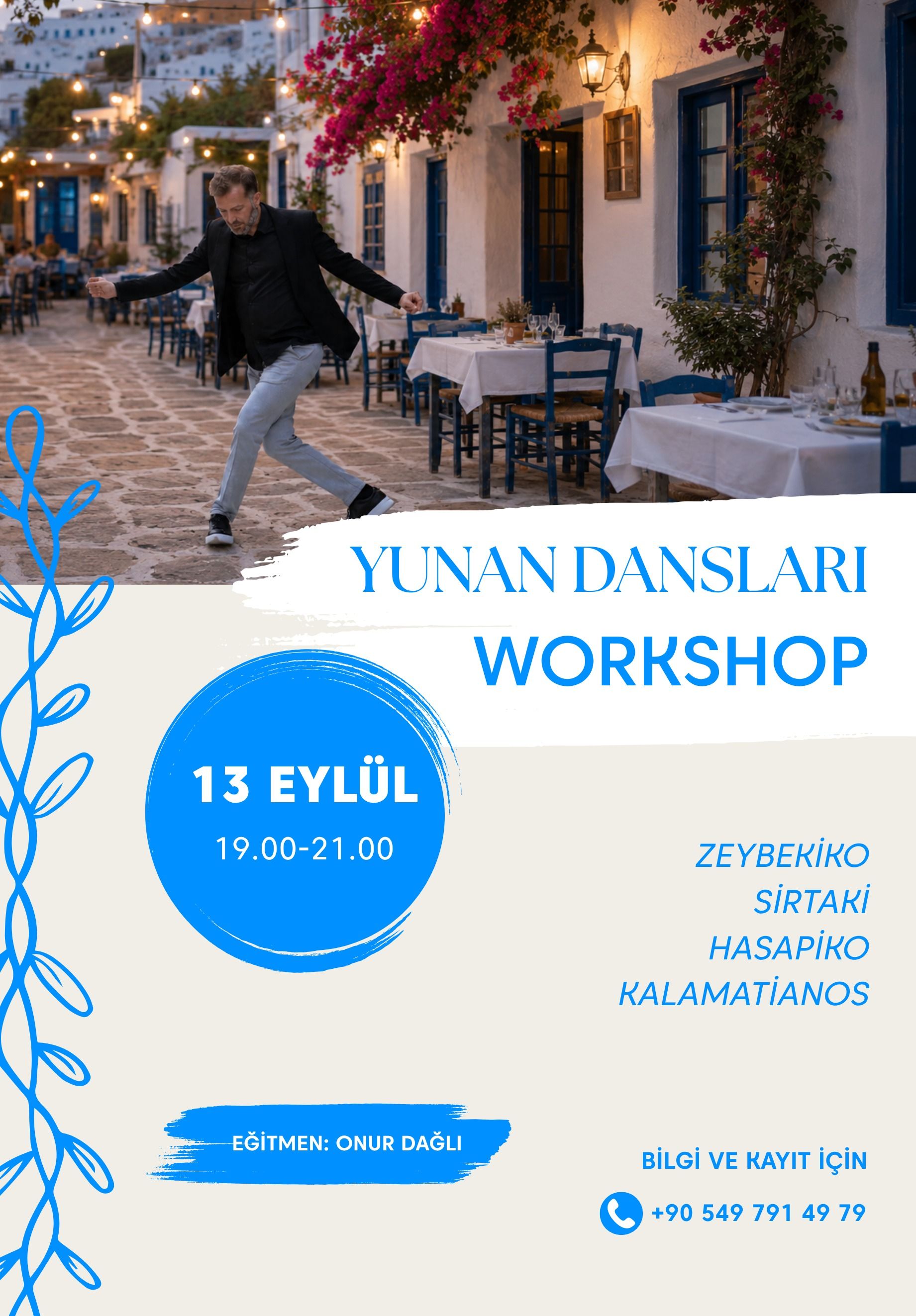 Onur Dağlı İle Yunan Dansları Workshop