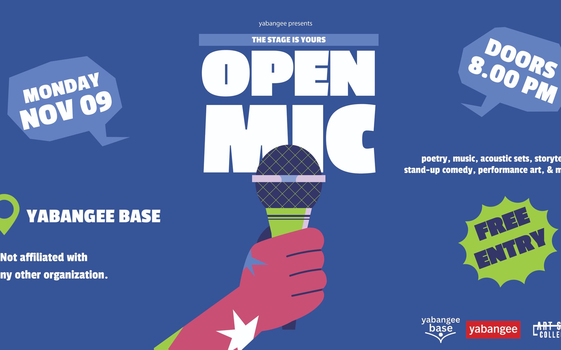 Open Mic Night: The Stage is Yours