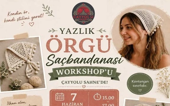 Örgü Saç Bandanası Workshop