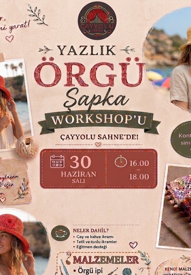 ÖRGÜ ŞAPKA WORKSHOP