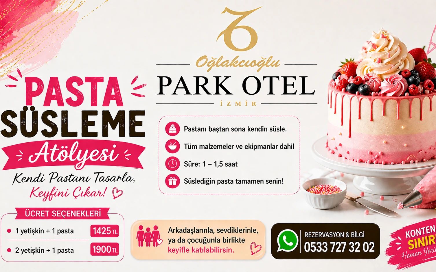 Pasta Süsleme Atölyesi