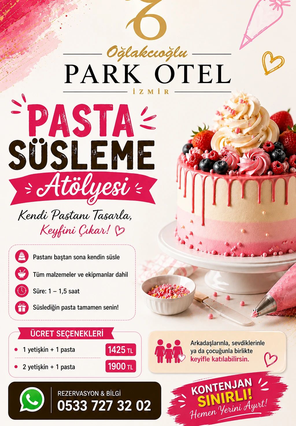 Pasta Süsleme Atölyesi