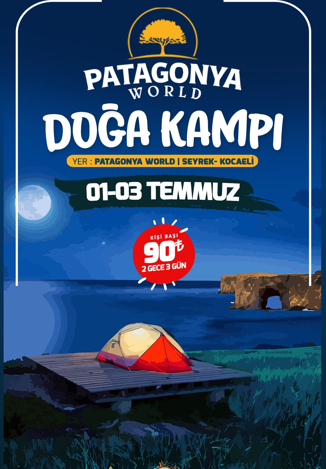 Patagonya World Doga Ve Plaj Kampı