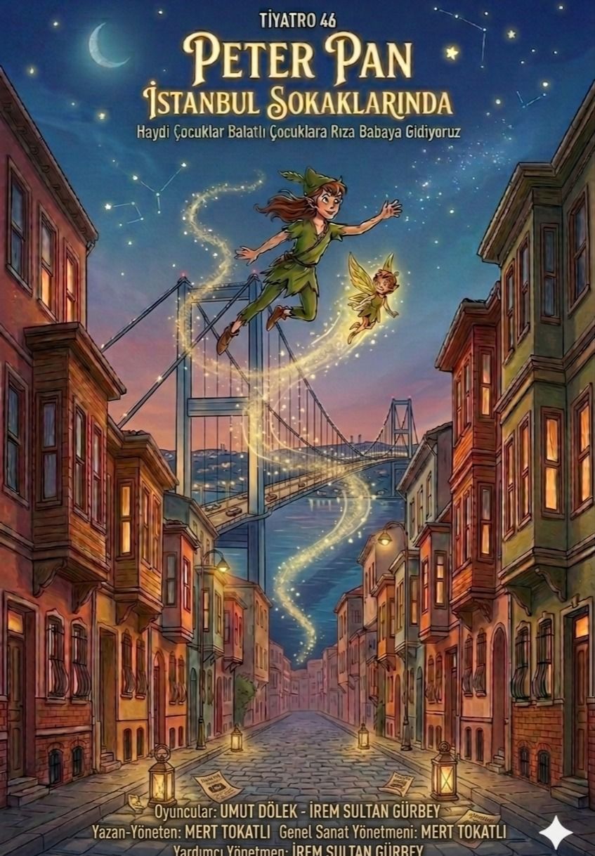 Peter Pan İstanbul Sokaklarında