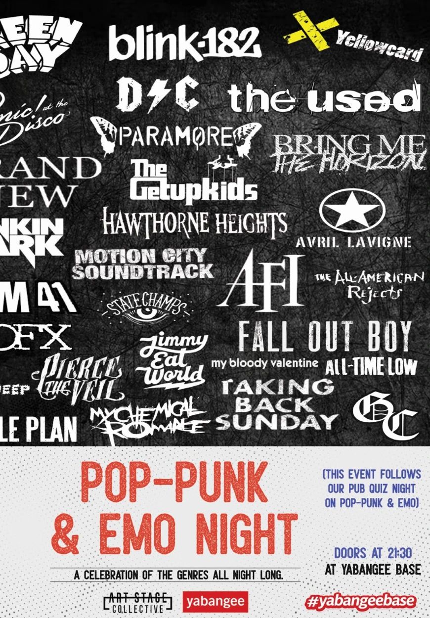 Pop-Punk & Emo Party: Celebrating the Genres All Night Long