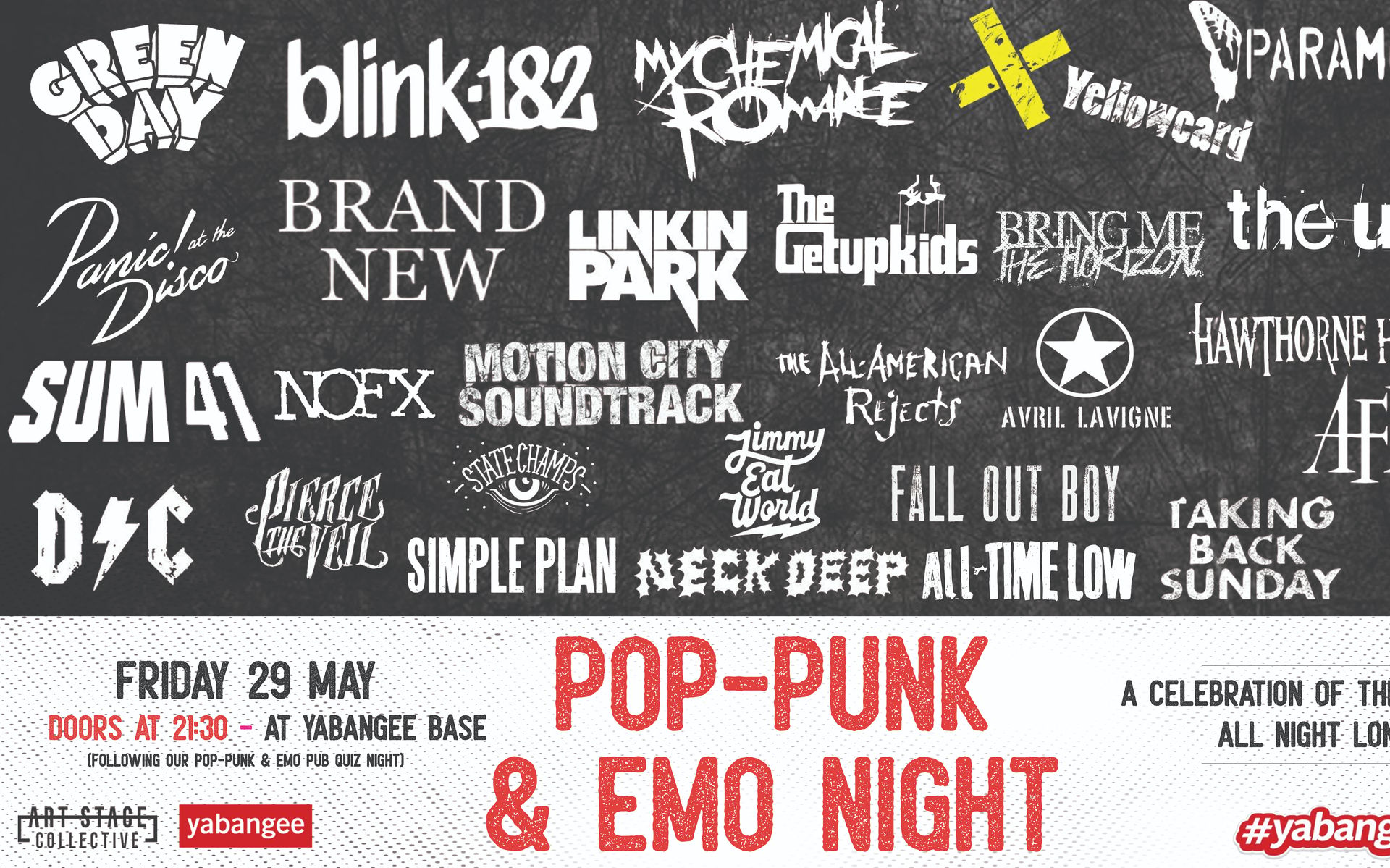 Pop-Punk & Emo Party: Celebrating the Genres All Night Long