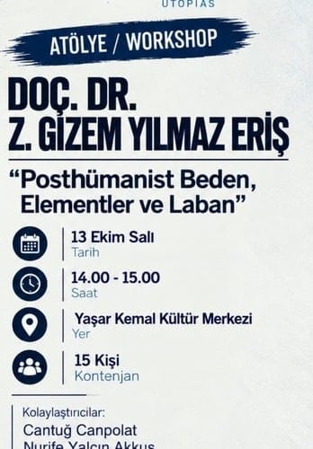 Posthümanist Beden Elementler ve Laban | 18. Ethos Tiyatro Festivali