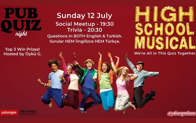 Pub Quiz on High School Musical: Questions in English & Turkish