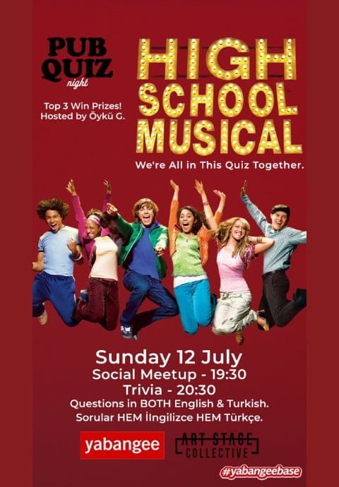 Pub Quiz on High School Musical: Questions in English & Turkish