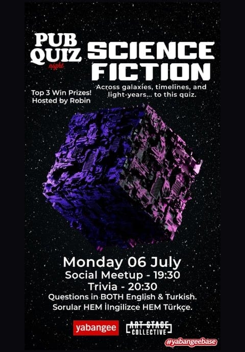 Pub Quiz on Science Fiction: Questions in English & Turkish