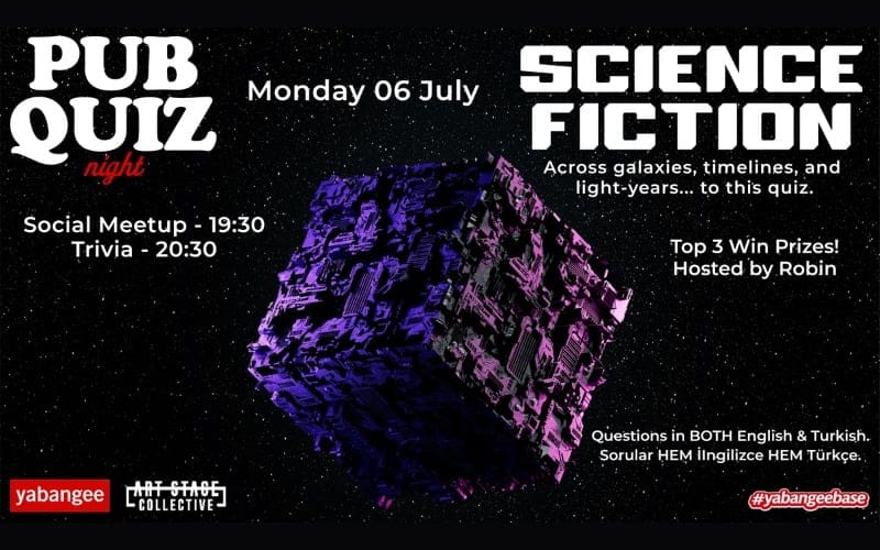 Pub Quiz on Science Fiction: Questions in English & Turkish