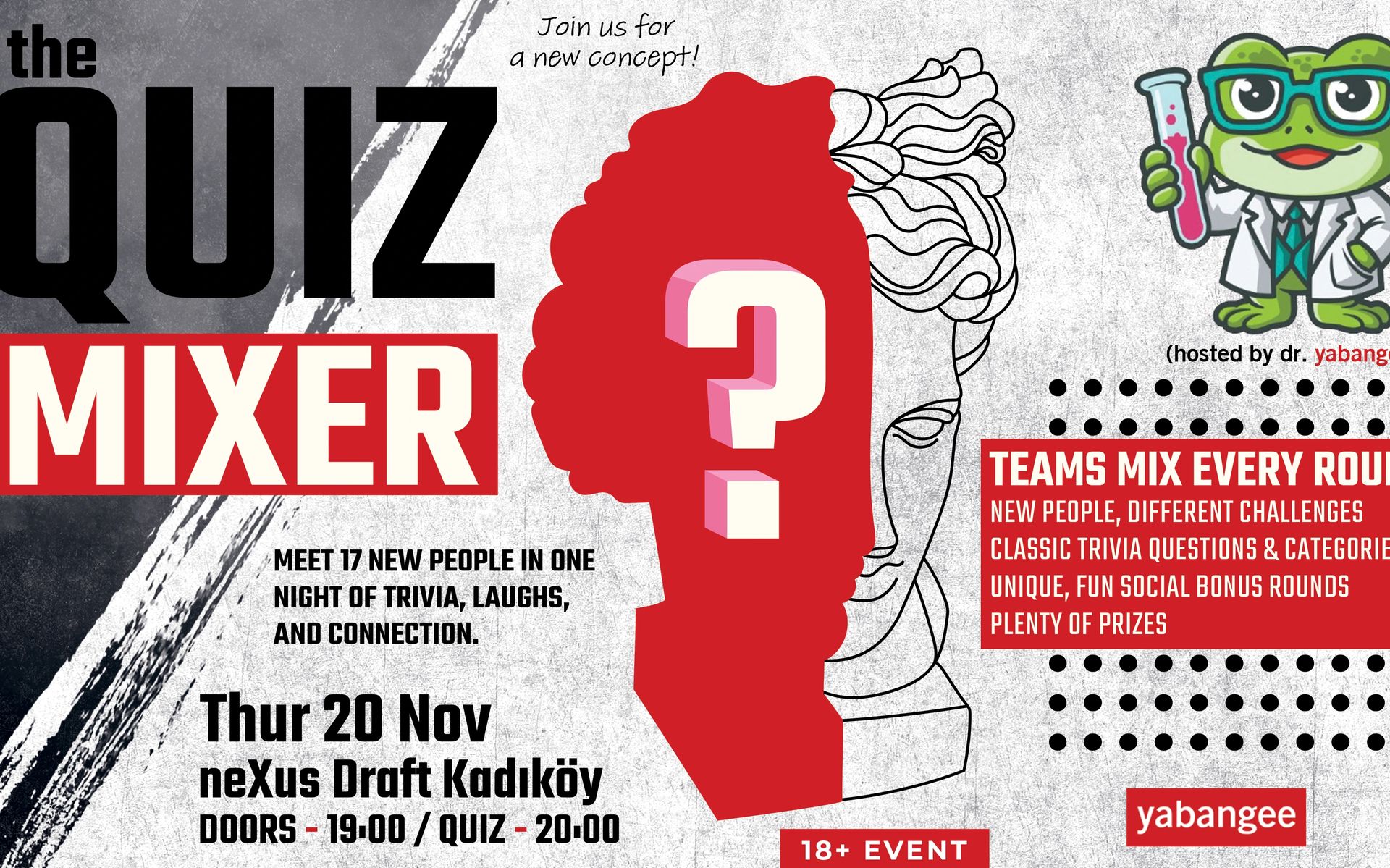 Quiz Mixer #2: Meet 17 New People & Compete!