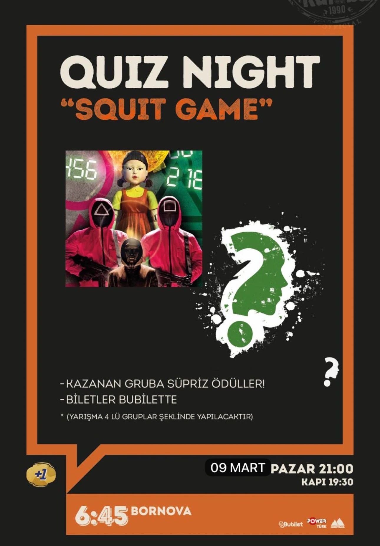 Quiz Night - Konu: Squid Game