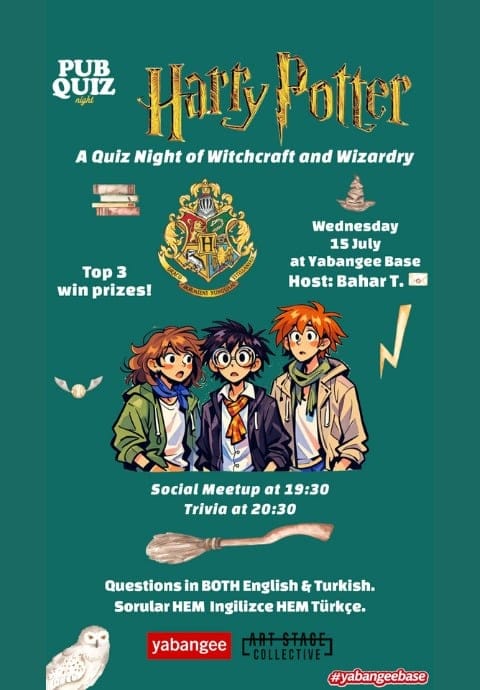 Quiz Night on Harry Potter: Questions in English & Turkish