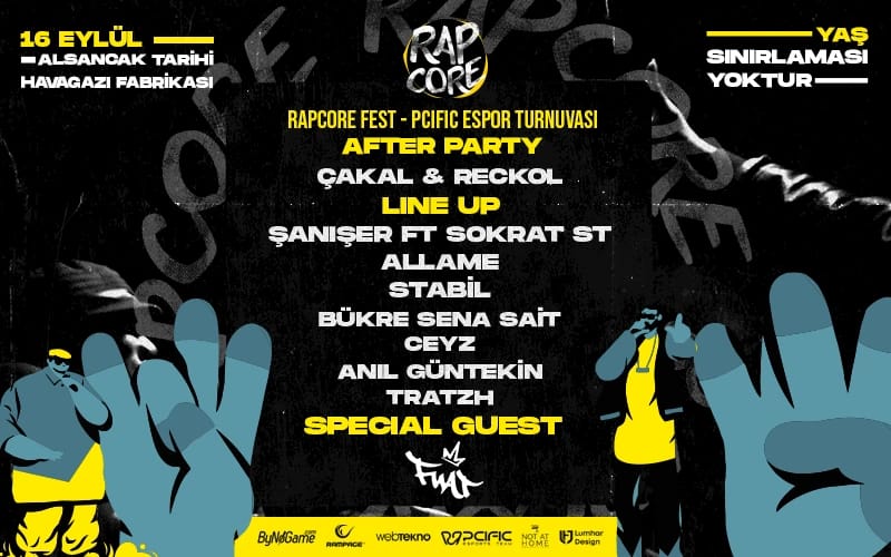 RapCore Fest - Pcific Espor Turnuvası