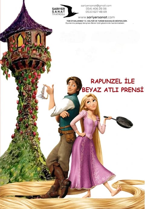 Rapunzel ile Beyaz Atlı Prensi Çocuk Oyunu