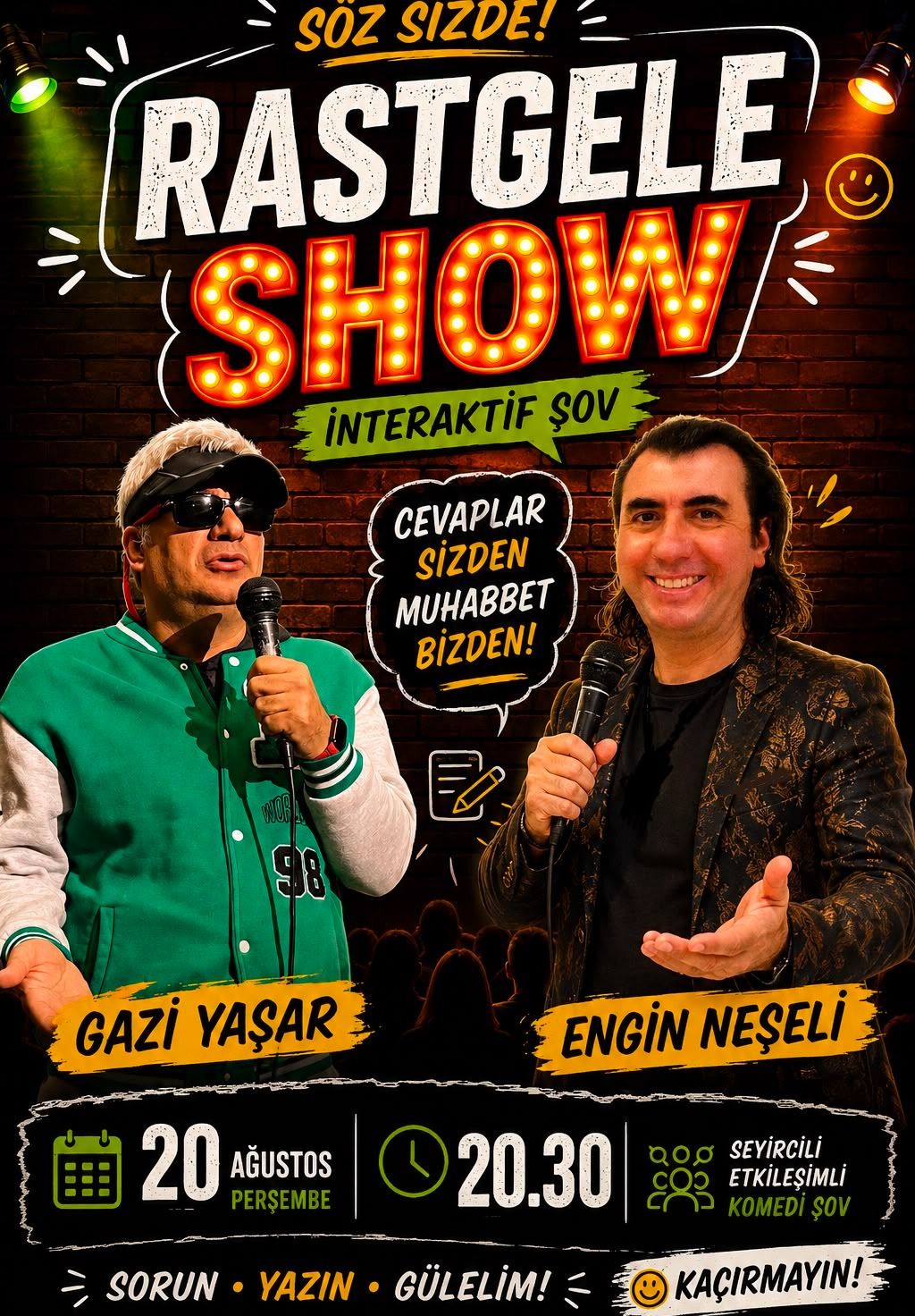 Rastgele Show | İnteraktif Komedi Şovu