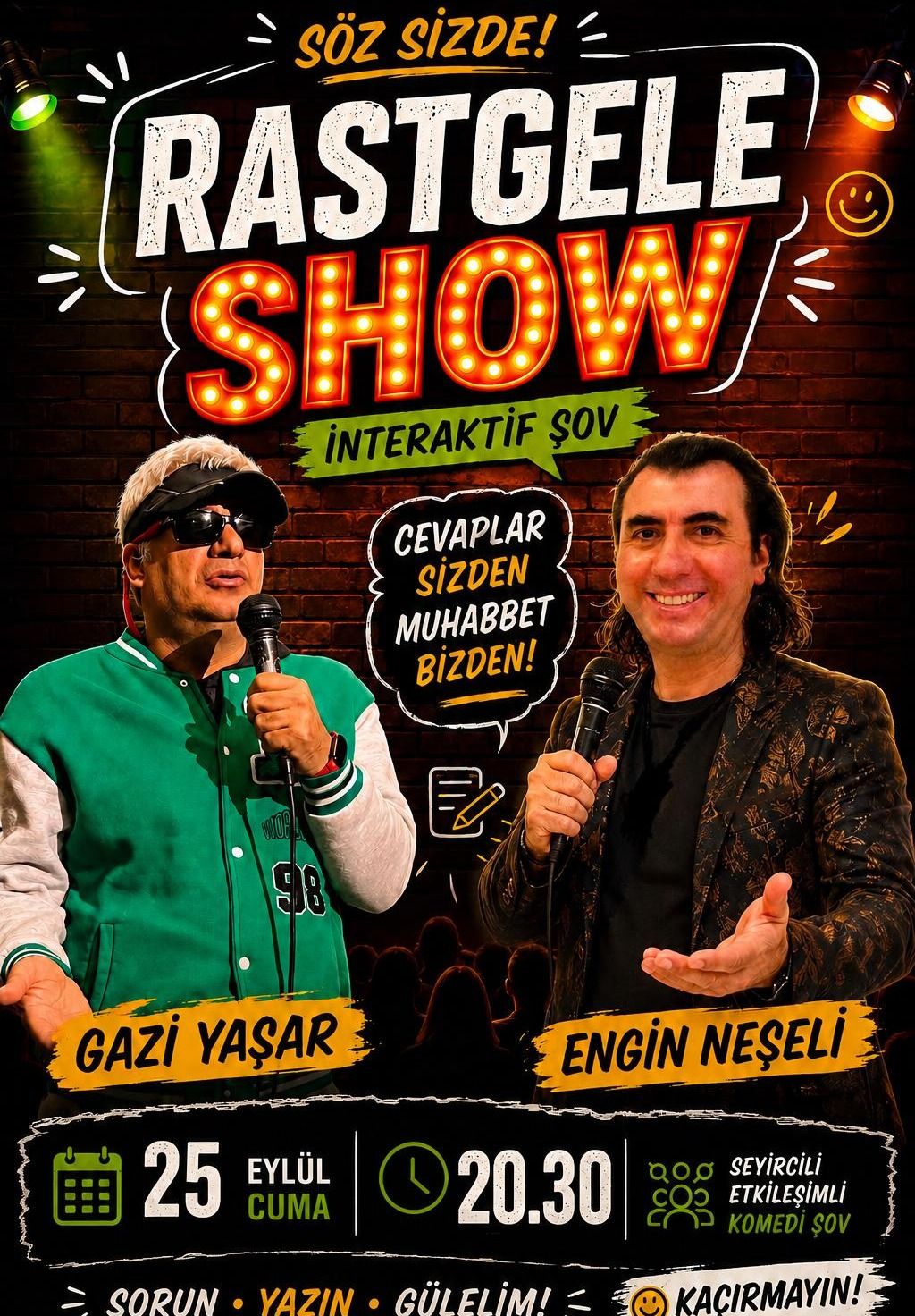 Rastgele Show | İnteraktif Komedi Şovu