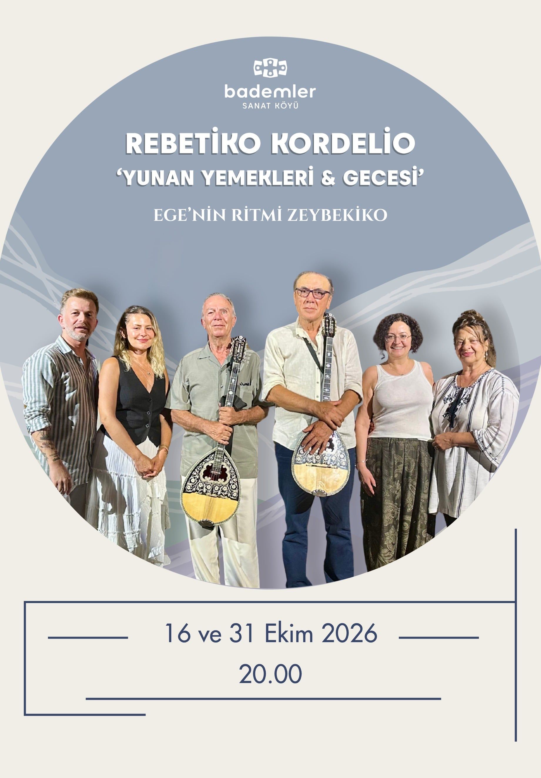 REBETİKO KORDELİO 'YUNAN YEMEKLERİ VE GECESİ'