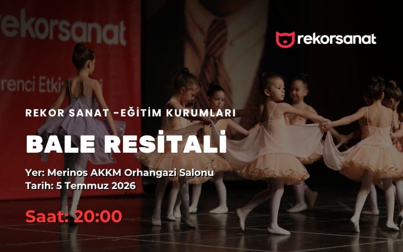  Rekor Sanat Öğrencileri Bale Resitali