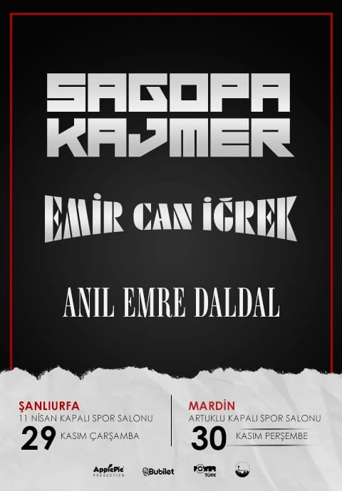 Sagopa Kajmer & Emir Can İğrek & Anıl Emre Daldal Konseri