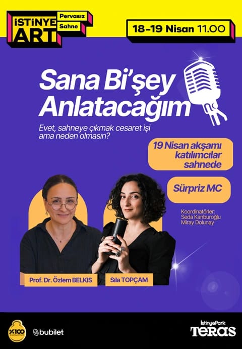 Sana Bi’şey Anlatacağım (Stand-up ve Hikaye Anlatıcığı Atölyesi)