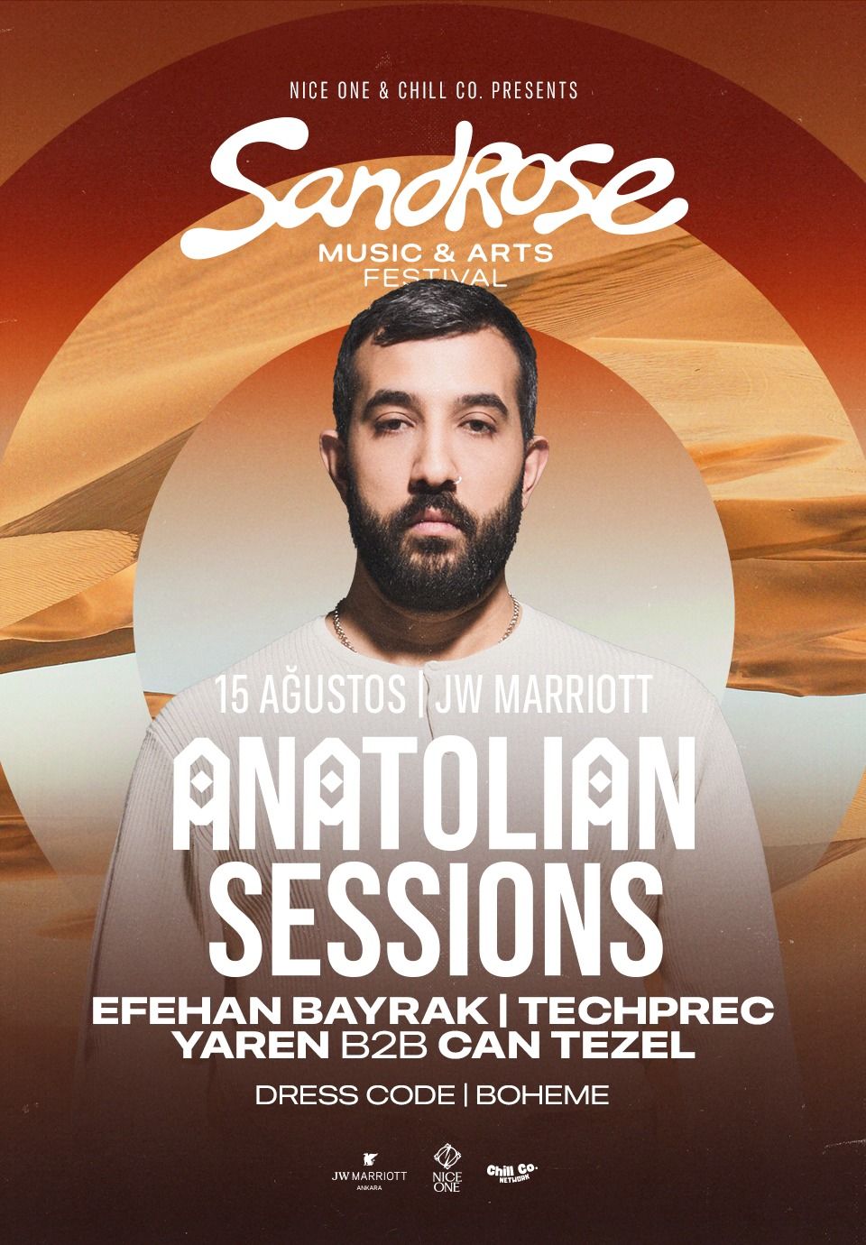 Sandrose Art & Music Festival: Anatolian Sessions (Boheme Edition) — JW Marriott Velocity