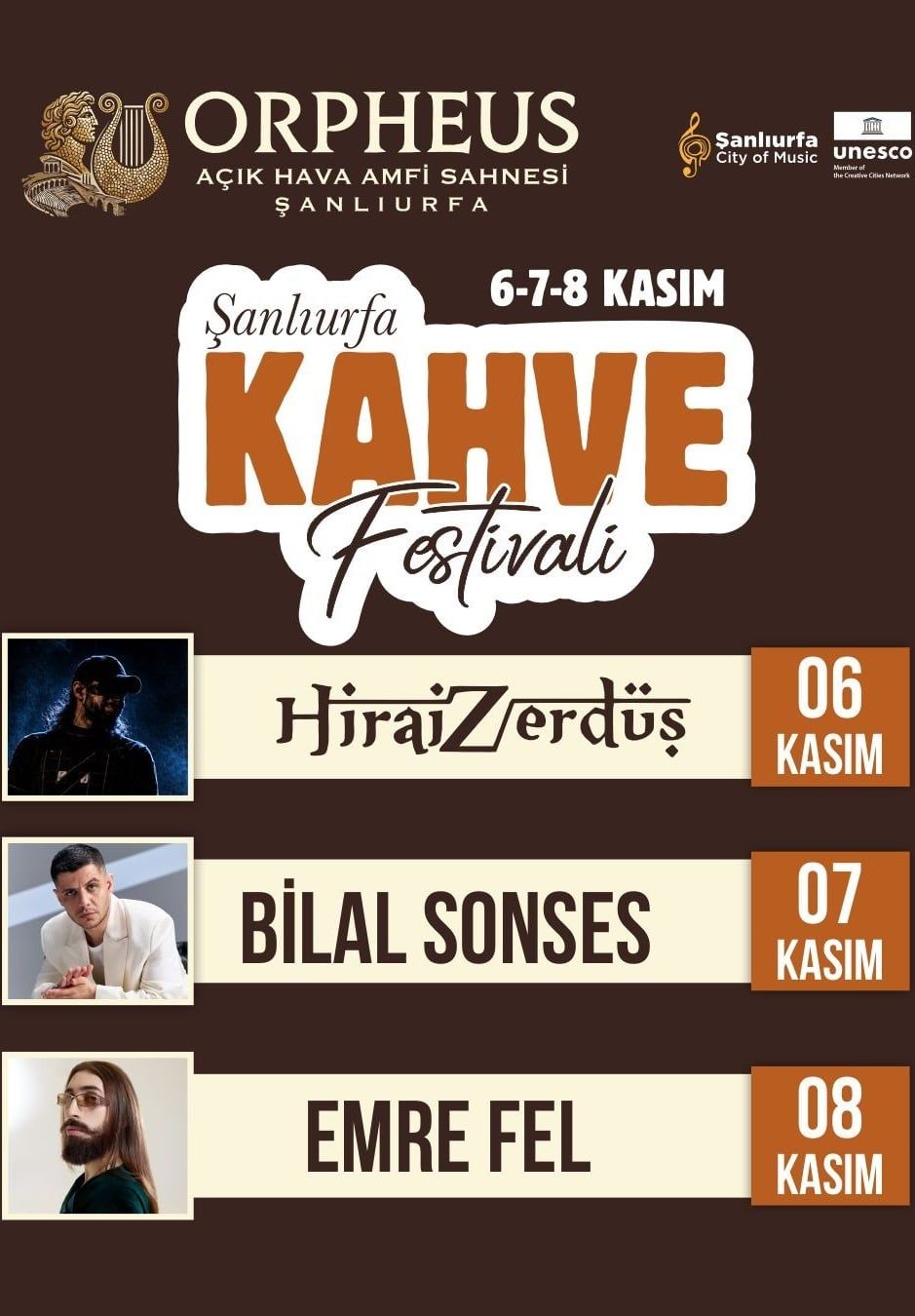 Şanlıurfa Kahve Festivali | HiraiZerdüş - Bilal Sonses - Emre Fel