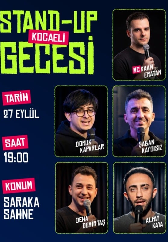Saraka 4'lü stand-up gecesi