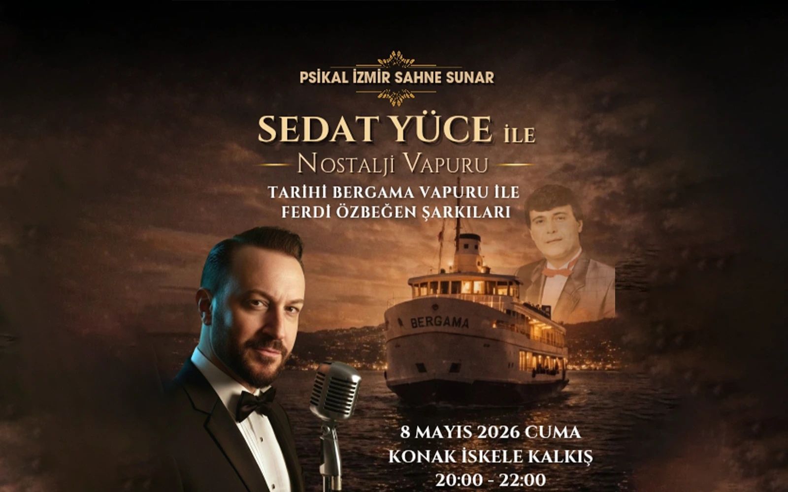 SEDAT YÜCE İLE NOSTALJİ VAPURU - Ferdi Özbeğen Şarkıları 
