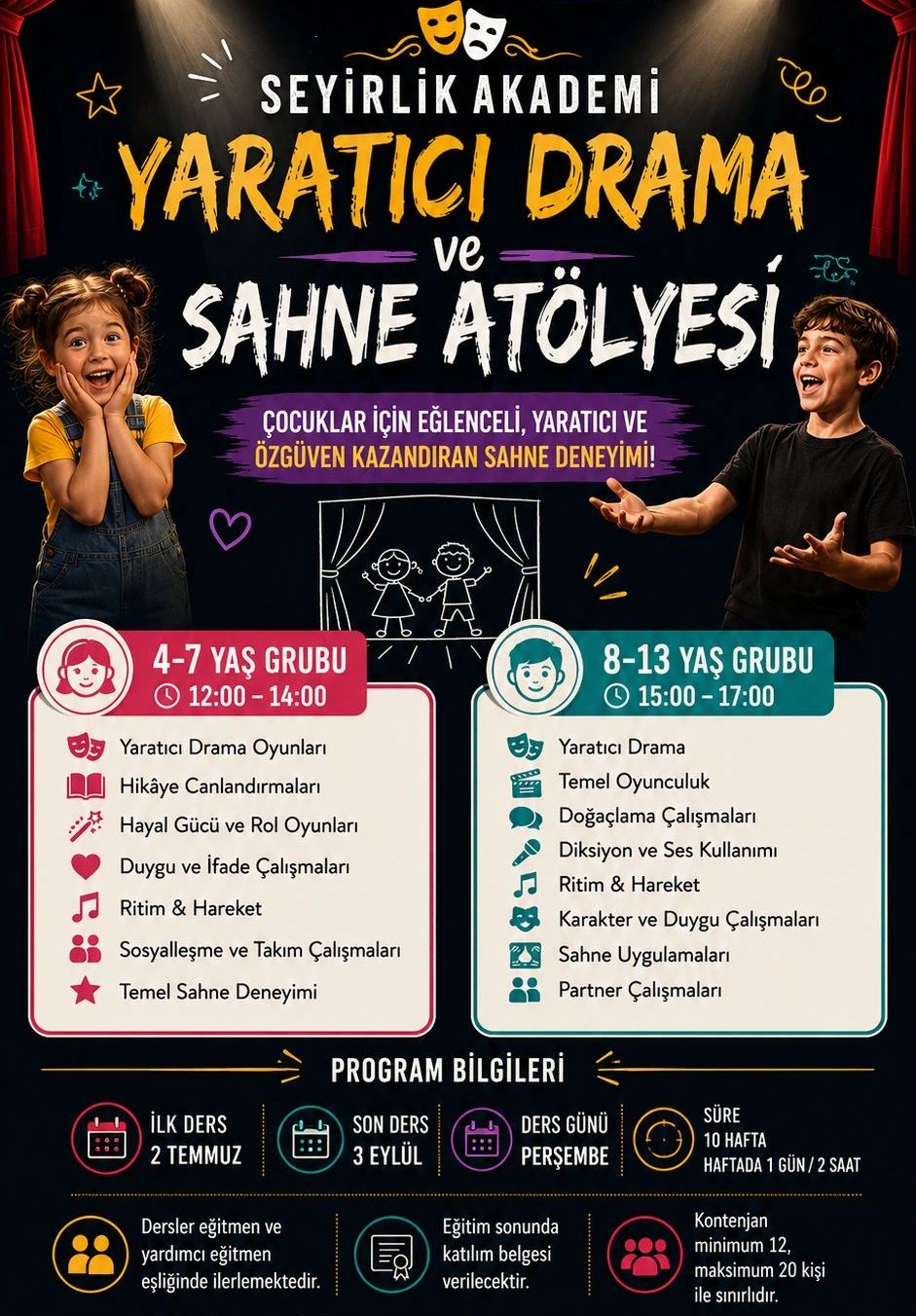Seyirlik Akademi - Yaratıcı Drama ve Sahne Atölyesi