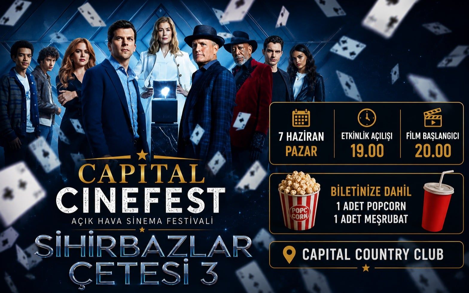 Sihirbazlar Çetesi Film Gösterimi