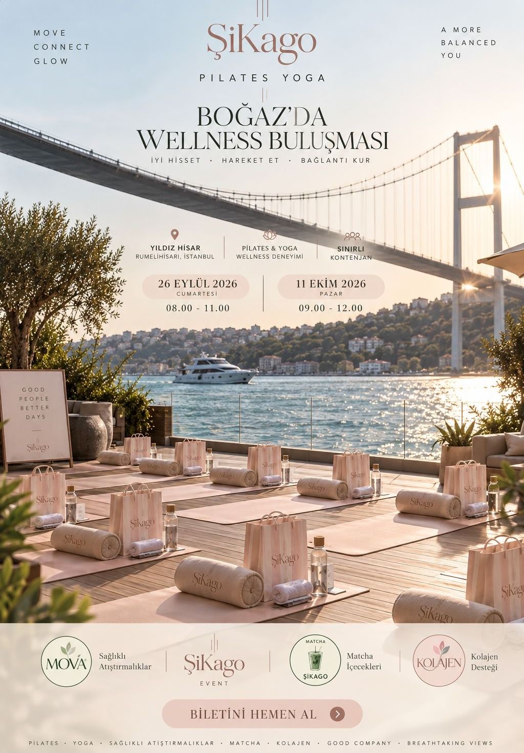 ŞiKago – Boğaz’da Pilates & Yoga Wellness Buluşması