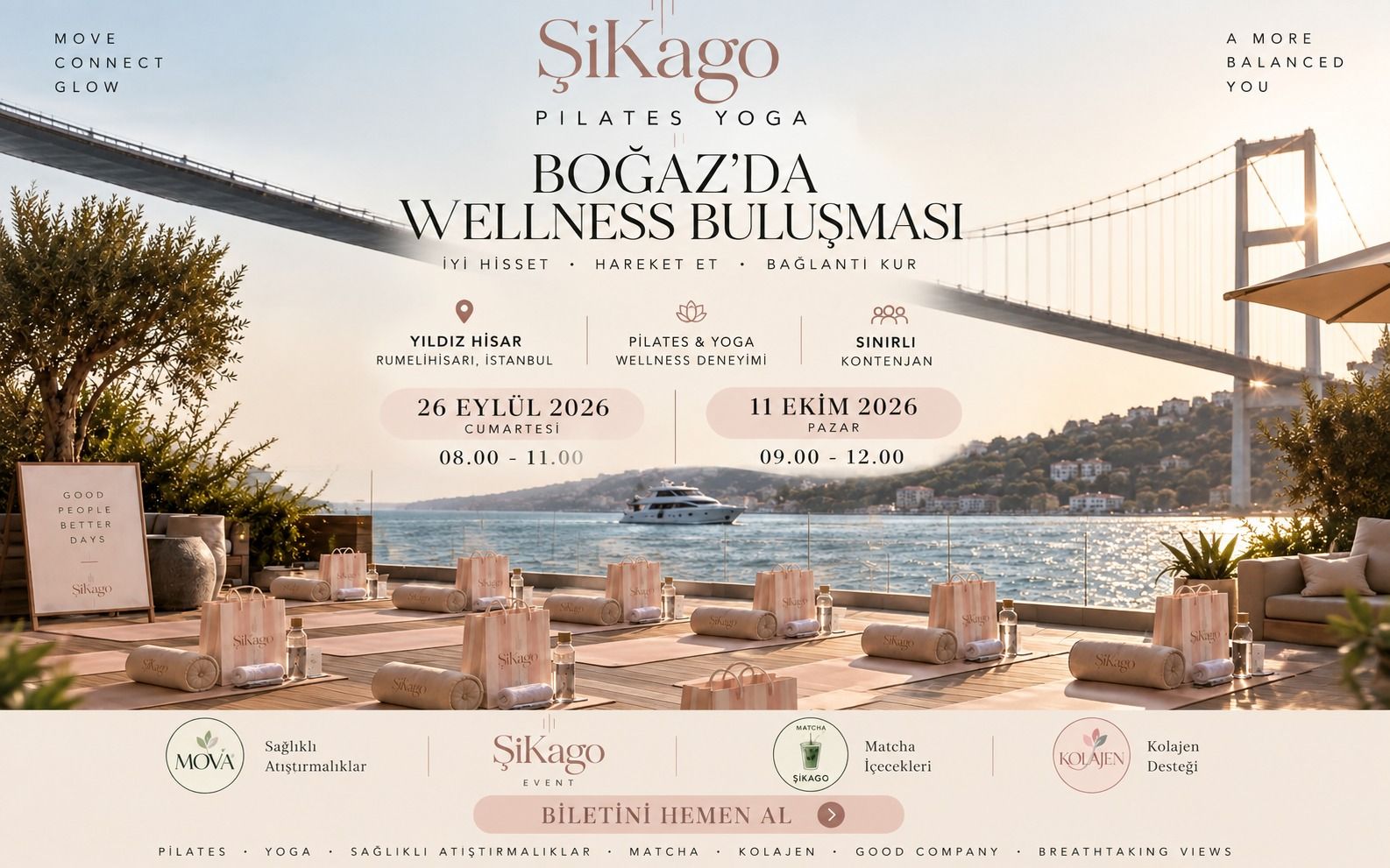 ŞiKago – Boğaz’da Pilates & Yoga Wellness Buluşması