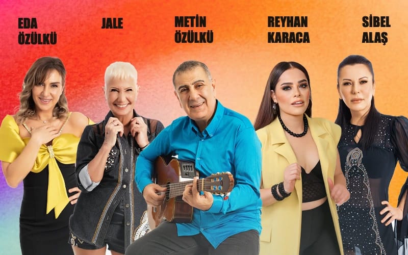 Şimdi 90'lar - Metin Özülkü / Sibel Alaş / Reyhan Karaca / Jale / Eda Özülkü - Metin Özülkü Orkestrası 