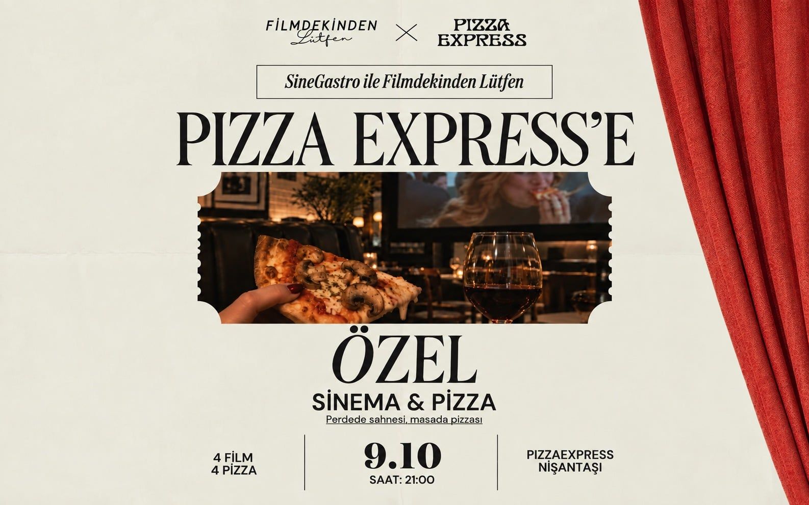 Sinegastro ile Filmdekinden Lütfen | PizzaExpress'e Özel