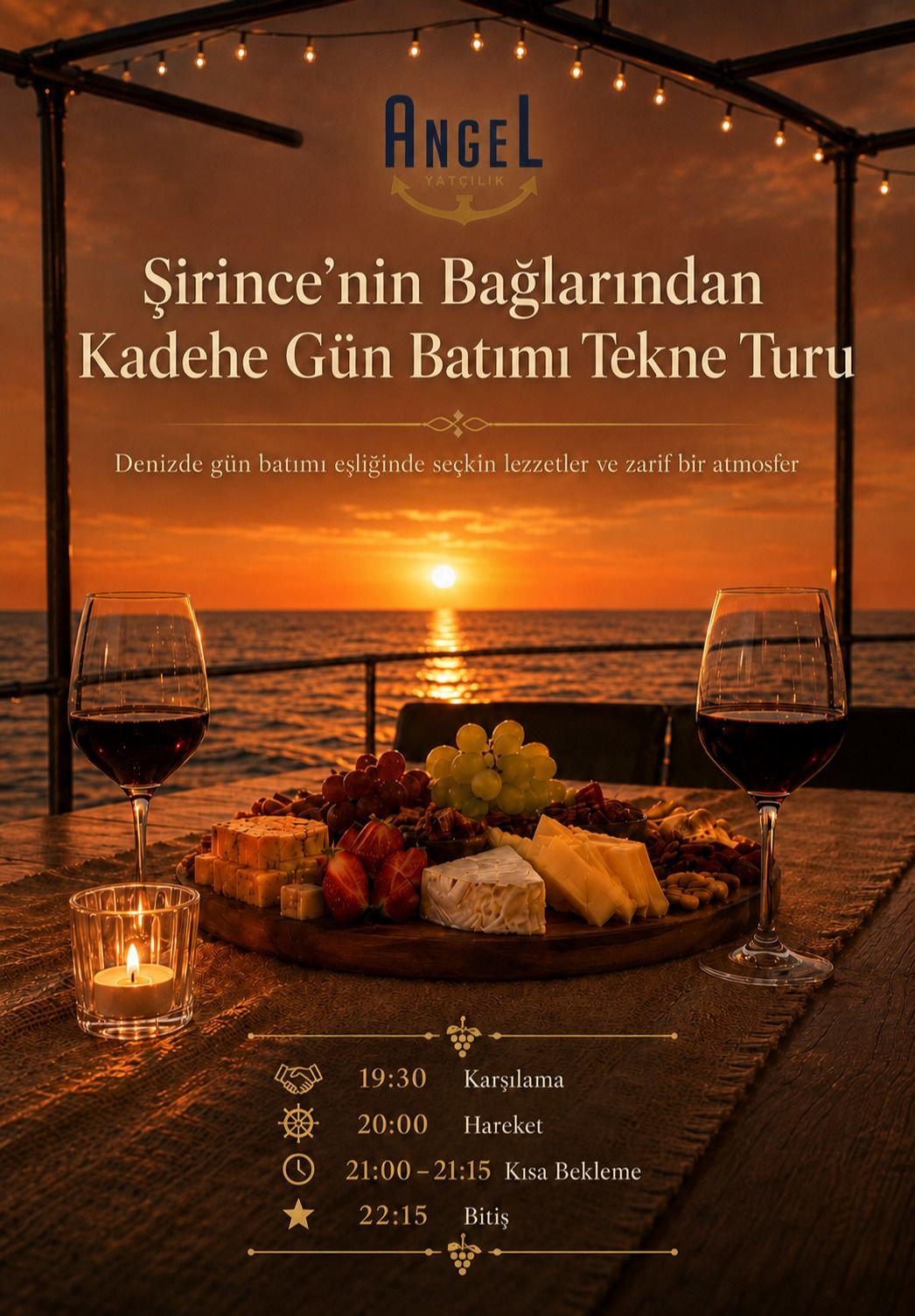 Şirince’nin Bağlarından Kadehe Gün Batımı Tekne Turu