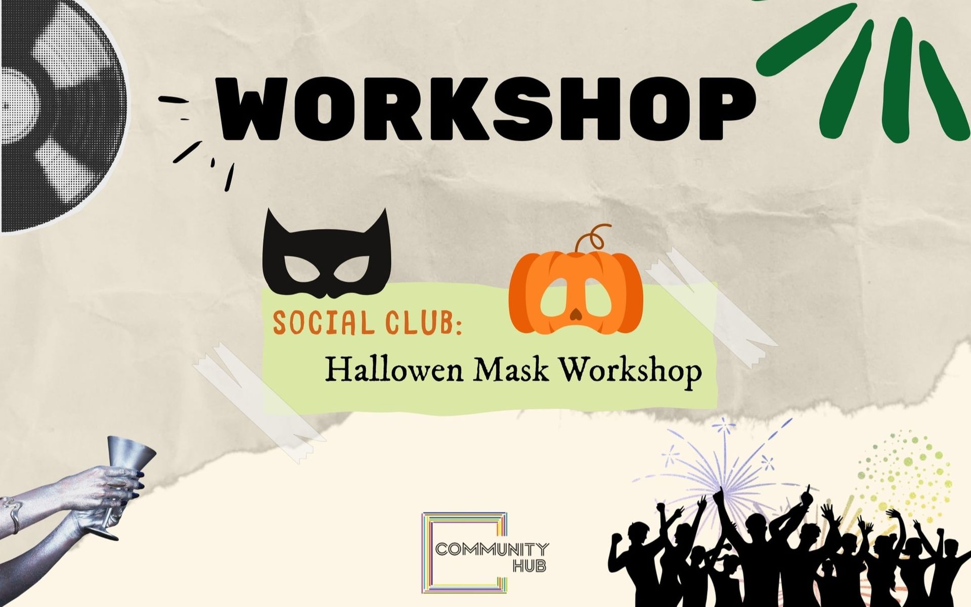 Social Club: Hallowen Mask Workshop